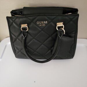 COPY - Guess black quilted purse
